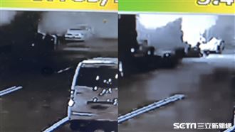 爆炸瞬間曝！火噬「5口焦屍」監視器全白