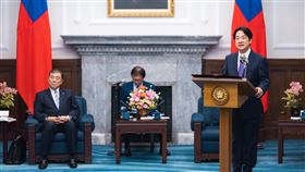 賴清德接見「思考日本安全保障議員之會」訪問團（圖／總統府提供）