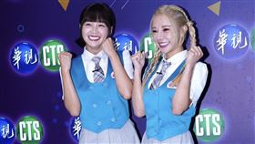 巫苡萱跟籃籃昨天錄《天才衝衝衝》。（圖／記者趙于瑩攝影）