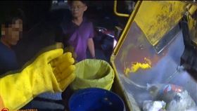 青蔥是生廚餘，勸導垃圾分類挨罵，三字經，彰化溪湖清潔隊員提(圖／翻攝畫面)