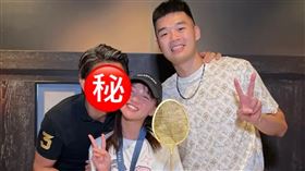 王齊麟、陳詩媛。（圖／翻攝字謝承均臉書）