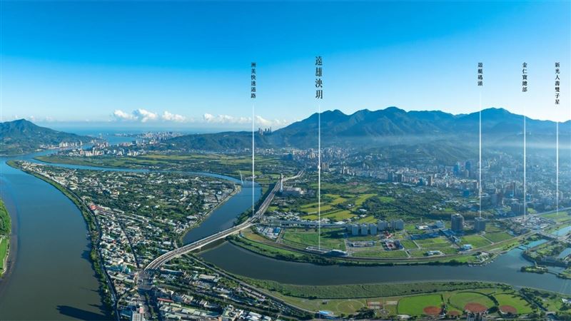 北士科僅4%住宅享無堤水岸第一排視野！