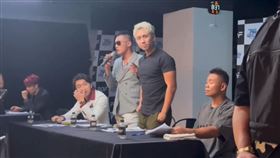 孫安佐掐脖，拳王反擊呼巴掌，「台中燒打雞」韓森，還原，孫安佐當評審還狂嗆選手(圖／民眾提供)