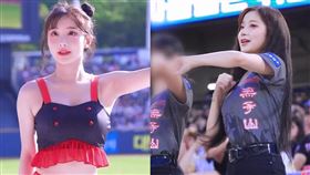  啦啦隊新女神「人間AI」李珠珢以「三振舞」爆紅。（圖／翻攝自my._.chuuu IG）