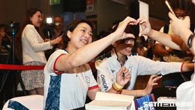 ▲巴黎奧運柔道選手連珍羚出席《臺灣驕傲・新北榮耀》奧運國手簽名會。（圖／記者劉彥池攝影）