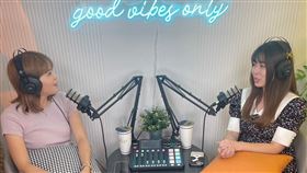 林柏妤（左）與前電視台公關小花（圖／《大誌Roll妤》提供）