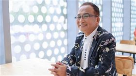 孔鏘術後復工接受《三立新聞網》專訪。（圖／鄭孟晃攝影）