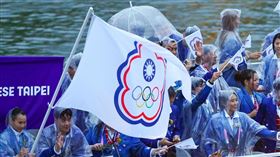 奧運開幕式台灣代表團進場。（圖／中華奧會提供）