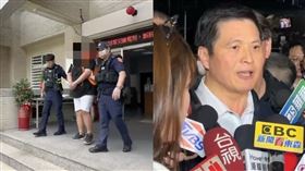 市警局長林炎田也親自訊問槍手，但供詞未改口，不斷「鬼打牆」宣稱是因50萬元債務糾紛引殺機。（圖／翻攝畫面）
