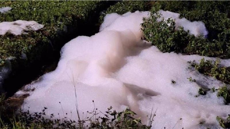 南投「泡泡河」再現！環保局火速追查