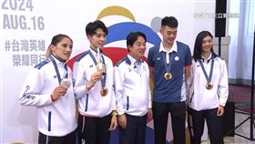 總統府開趴迎英雄! 賴蕭府內接見台灣之光