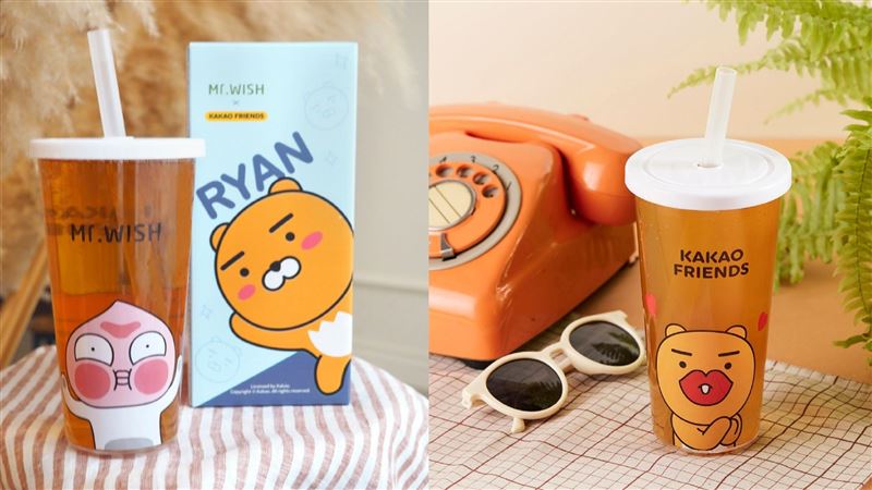 Ryan粉絲快衝！手搖飲聯名Kakao Friends