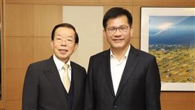 謝長廷、林佳龍（圖／翻攝自林佳龍臉書）