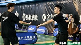 ▲王齊麟和新搭檔邱相榤首度在牧德盃合拍。（圖／記者劉彥池攝影）