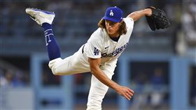 ▲道奇先發投手葛拉斯諾（Tyler Glasnow）右手肘發炎，本季第2次進受傷名單。（圖／美聯社／達志影像）