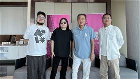 葉天倫(左起）、邱瓈寬、朱延平、黃朝亮。（圖／記者陳穎攝影）