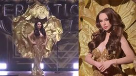 小A辣身穿60公斤重的禮服完成比賽。（圖／翻攝自小A辣 IG）