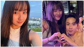 樂樂到泰國男模餐廳。（圖／翻攝自樂樂小公主臉書）