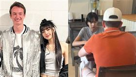 Lisa和LVMH三公子弗雷德里克阿爾諾到夏威夷渡假被偷拍。（圖／翻攝Ｘ＠wintite）