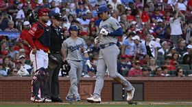 ▲大谷翔平揮出個人本季第38轟。（圖／美聯社／達志影像）