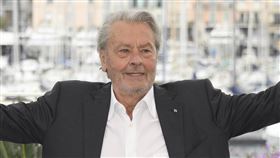 ▲83歲的法國影星亞蘭德倫（Alain Delon）傳出中風。（圖／美聯社）