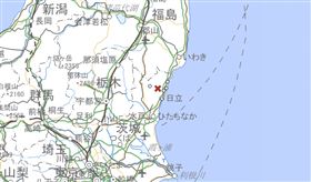 日本茨城縣當地時間19日凌晨發生2起規模達4.7與5.1的地震。（圖／翻攝自日本氣象廳）