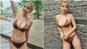 一隻阿圓,新加坡,比基尼