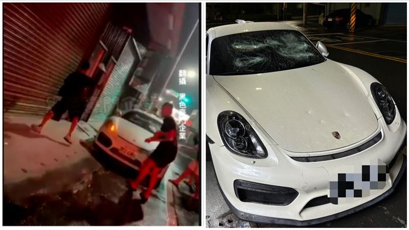 台南爆角頭工程款砸車　車牌9999露餡逮人