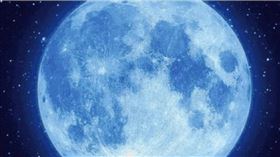 超級藍月。（圖／翻攝自Facebook／柯柏成/命理）