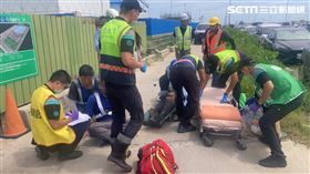 彰化,彰濱,海龍離岸風電,意外,二氧化碳外洩,昏迷,工人（圖／翻攝畫面）