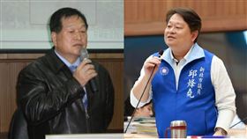 前新北市中和區長邱垂益邱垂益（左）與其子邱烽堯（右）。（圖／翻攝自新北三重分局、邱烽堯臉書）