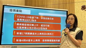 類鼻疽增4死，疾管署疫情中心副主任李佳琳說明台南7旬男發病4天歿。（圖／記者簡浩正攝影）