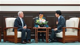 賴清德總統今（20）日接見美國聯邦眾議院新型冠狀病毒大流行特別小組委員會主席溫斯卓普（Brad Wenstrup）訪問團。（圖／總統府提供)