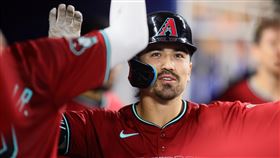 ▲「台、美混血」大物卡洛爾（Corbin Carroll）炸裂本季第14轟。（圖／路透社／達志影像）