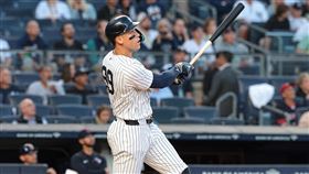 ▲賈吉（Aaron Judge）炸裂本季第45轟，也是他本季在首局擊出的第17支全壘打。（圖／路透社／達志影像）