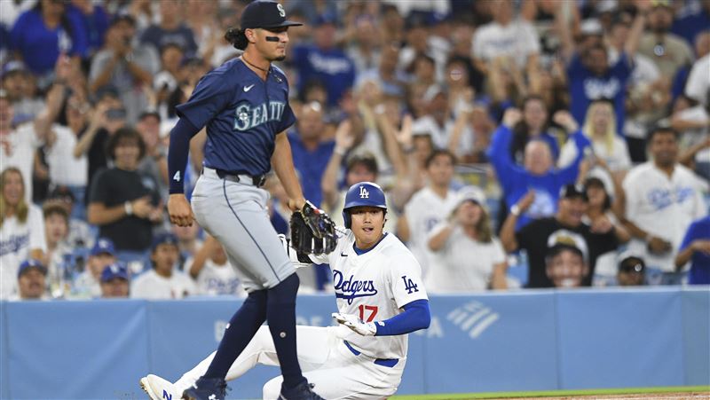 大谷翔平第6支三壘安　並列2021年來最多