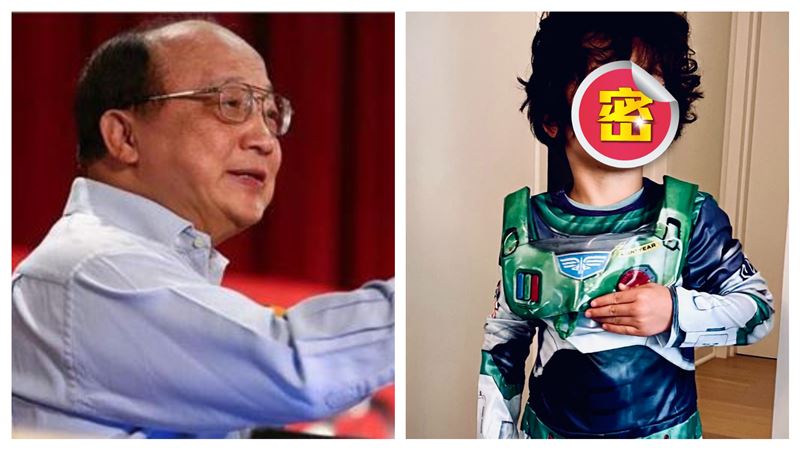 胡志強混血外孫曝光！　捲髮＋大眼萌翻