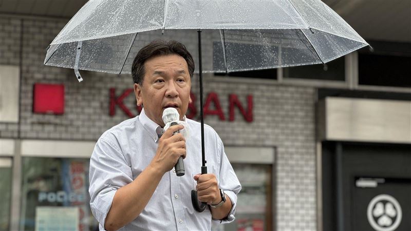 日本立民黨9/23選主席　枝野幸男宣布參選