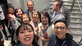 國民黨觀選團參與美國民主黨黨代表大會、台灣之友活動。(圖/國民黨提供)