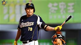 ▲謝榮豪生涯首次代打上陣吞下三振。（圖／中信兄弟提供）