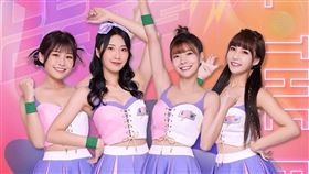▲台啤永豐雲豹啦啦隊電豹女一口氣3Q馬妹、Wendy、艾融、牛奶4位隊員。（圖／翻攝自電豹女臉書）