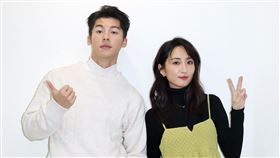 「想見你」演員許光漢、柯佳嬿。（記者邱榮吉/攝影）