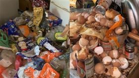 英國一名女子的工作市打掃髒屋。（圖／翻攝自thecleanupcompany TikTok）