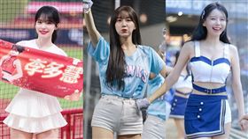 南韓啦啦隊李多慧、安芝儇、李雅英。（圖／翻攝自IG@le_dahye、@wlgus2qh、@yyyoungggggg）