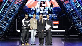 健志（左起）、坤達、A-Lin跟歐弟擔任導師。（圖／踢帕娛樂提供）