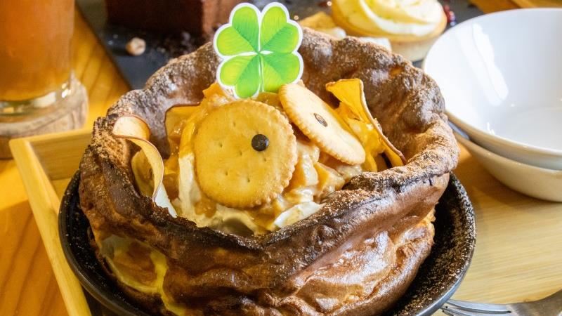 台中寵物友善餐廳　必點人氣「火山鬆餅」