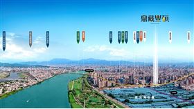 一橋之隔近臺北市「鼎藏豐碩」重陽特區珍稀建案