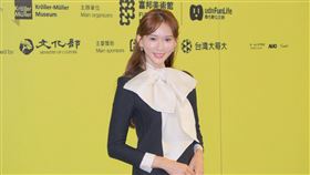 林志玲、富邦美術館館長翁美慧。（圖／實習記者蔡云慈攝影）