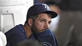 ▲光芒投手波謝（Colin Poche）成為大谷翔平「40轟40盜」祭品。（圖／美聯社／達志影像）