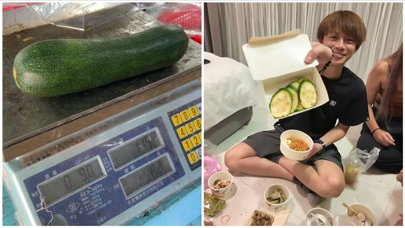 網紅墾丁買6片櫛瓜100元　菜販曝真實價格